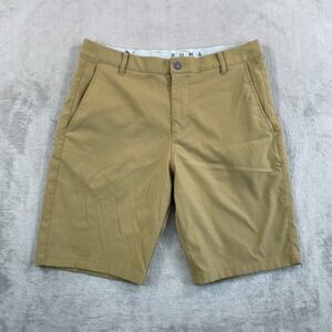 Puma Dealer Performance Golf Shorts Men 32x9 Coconut Crush Wicking NWOT $70